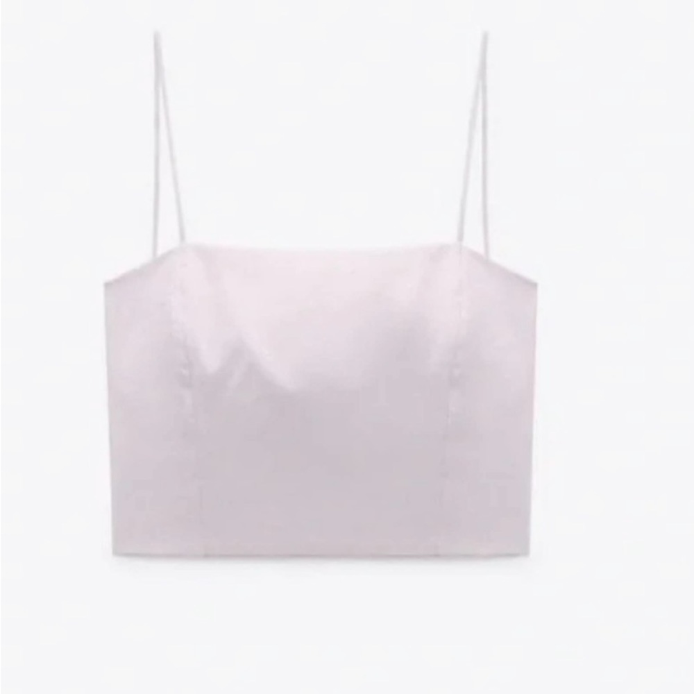 Lilac Open Back Crop